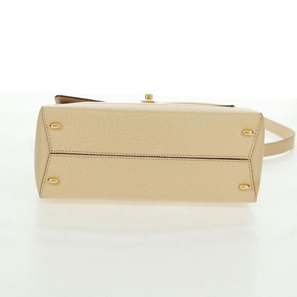 Celine 16 Top Handle Bag Grained Calfskin Beige Leather Handbag (Pre-Owned) - Picture 16 of 16